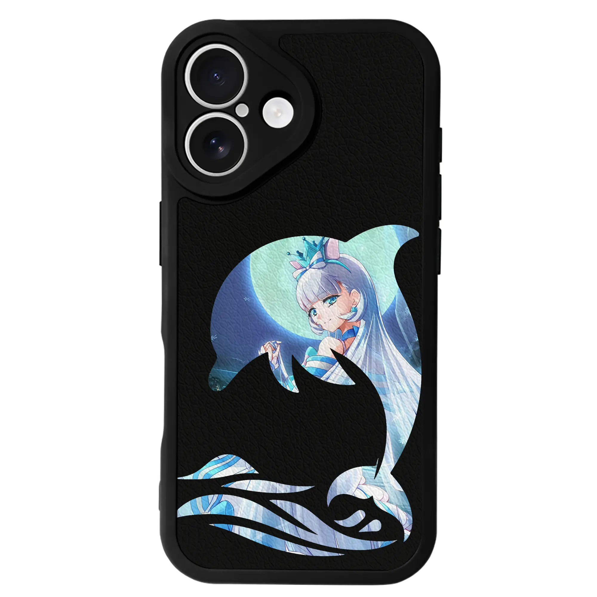 わんだふるぷりきゅあ グッズ 猫屋敷ユキ - IPhone 16シリーズ対応 ・ シリコンスマホケース ・ レザー調 ・ 高精度フィット ・ 耐衝撃 ・ ワイヤレス充電対応 ・ 精密カット